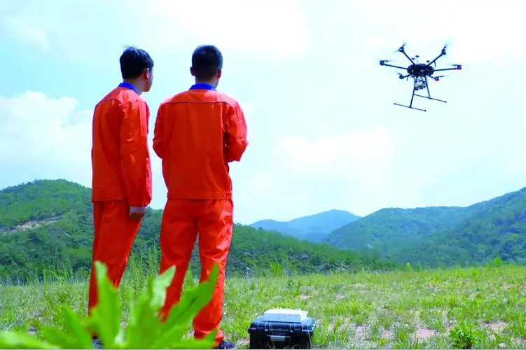 黄龙无人机倾斜摄影巡检拍摄